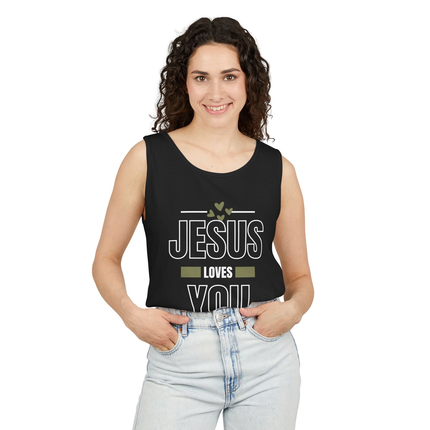 Jesus Loves You Christian Tank Top