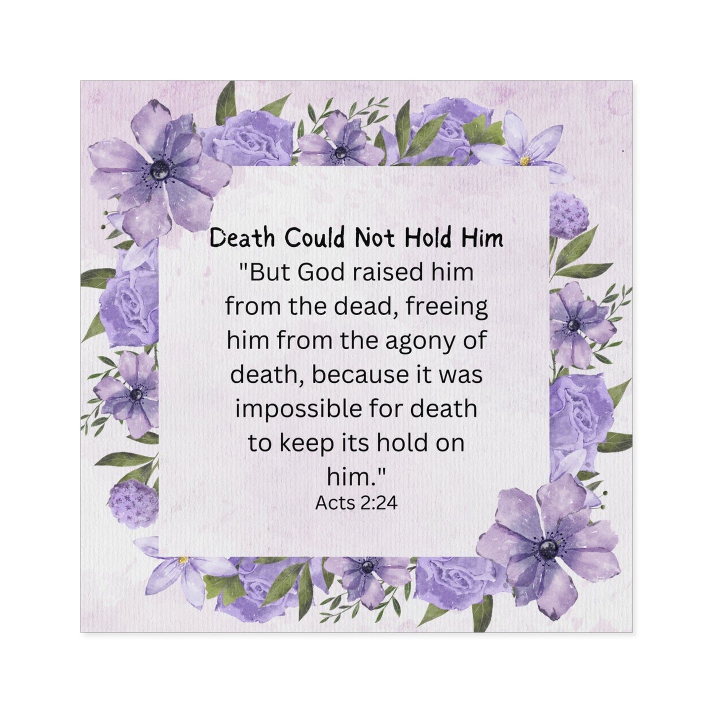 Christian Sticker Death Could Not Hold Him Christian Easter Sticker