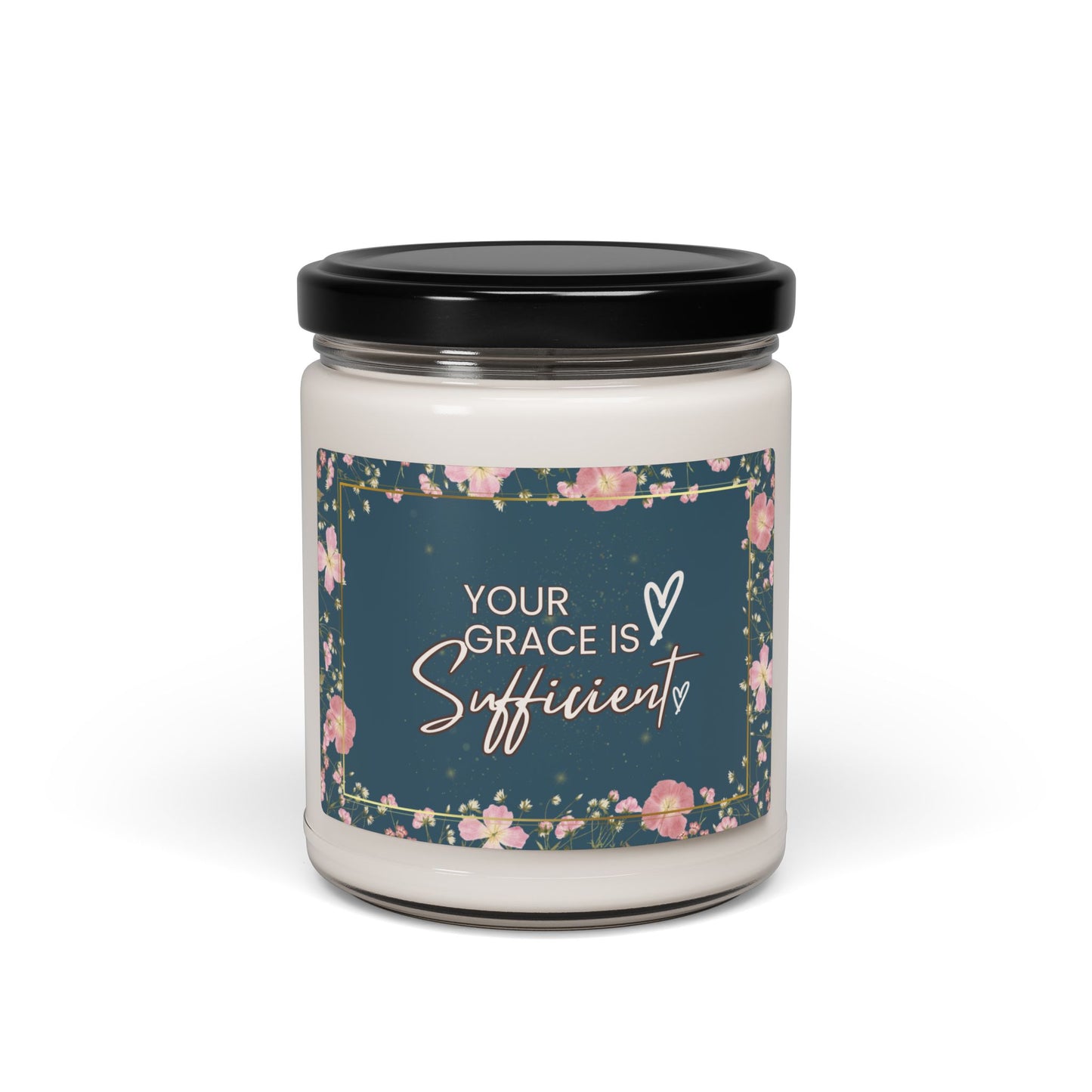 Your Grace is Sufficient Christian Candle