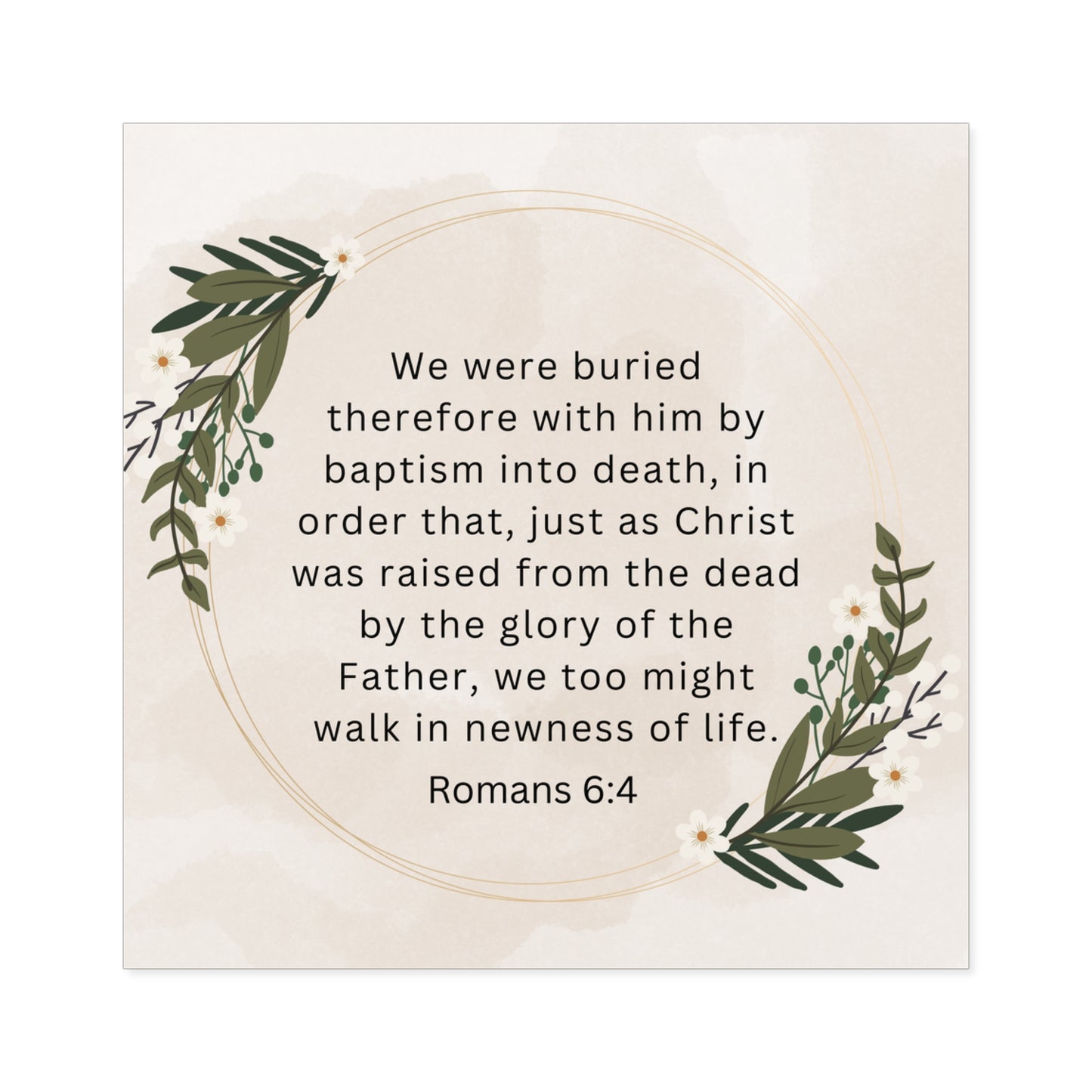 Christian Sticker Made New Through Christ Bible Verse Christian Easter Sticker