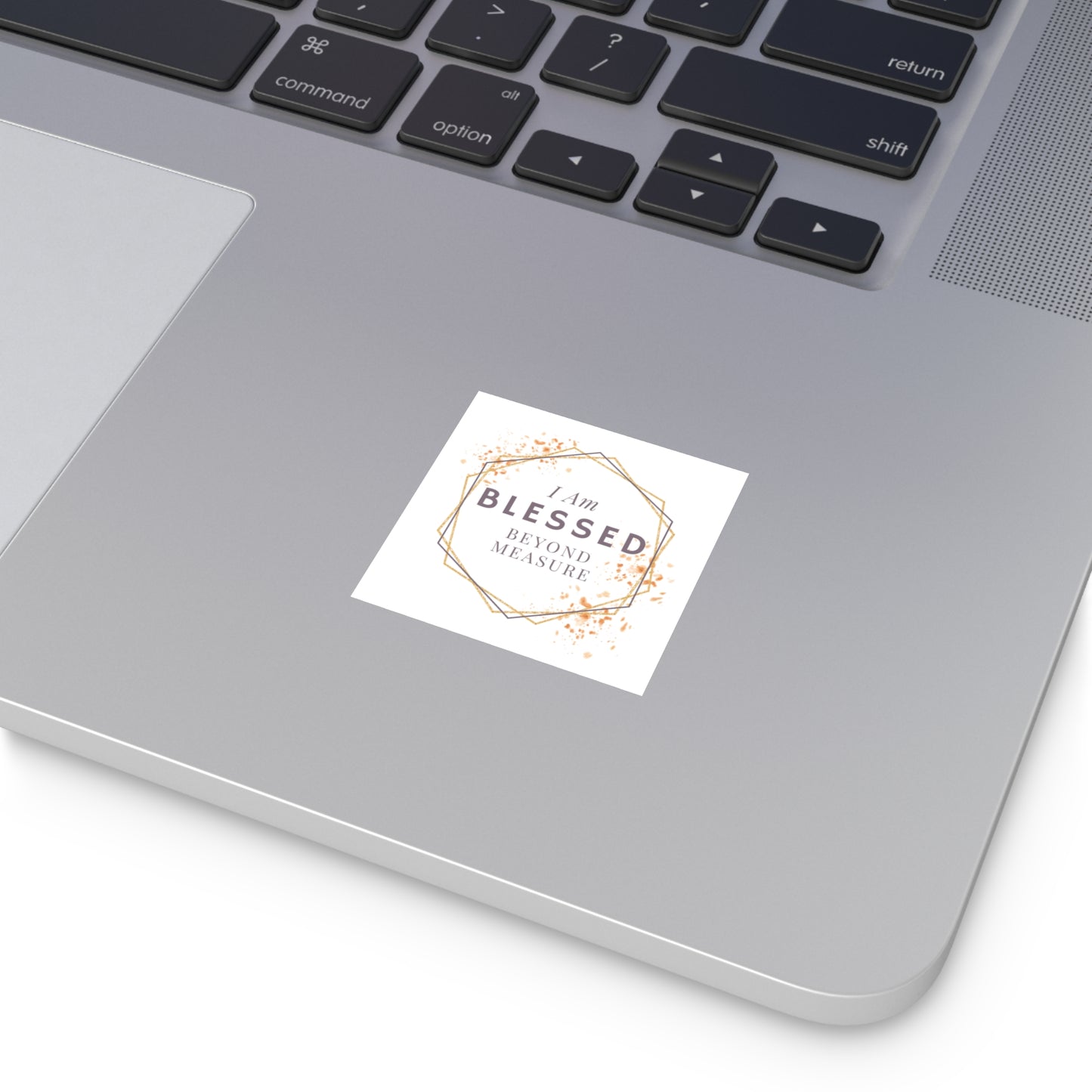 Christian Stickers, I am Blessed Beyond Measure, Devotional Journal Sticker, Christian Vinyl Sticker