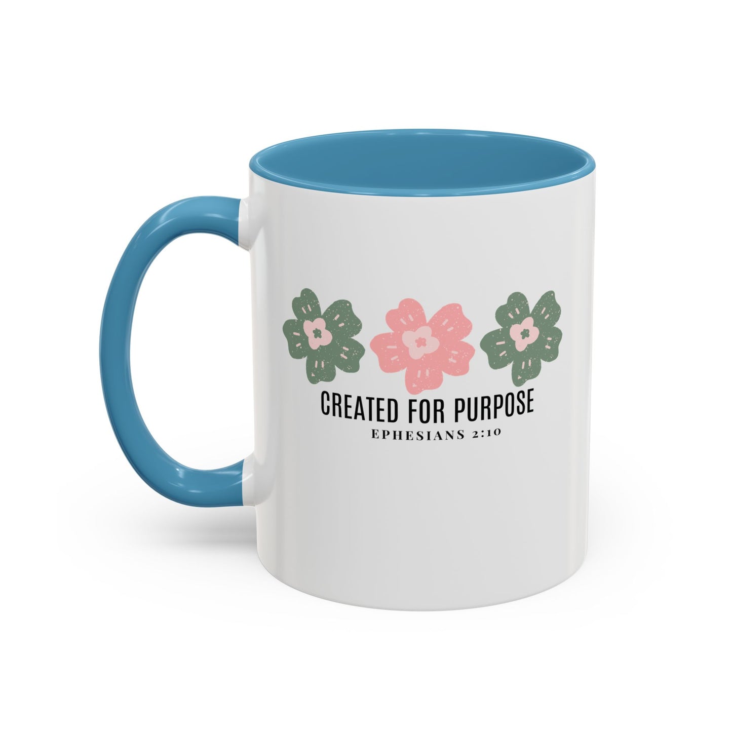 Created for Purpose Mug with Bible Verse Christian coffee mugs