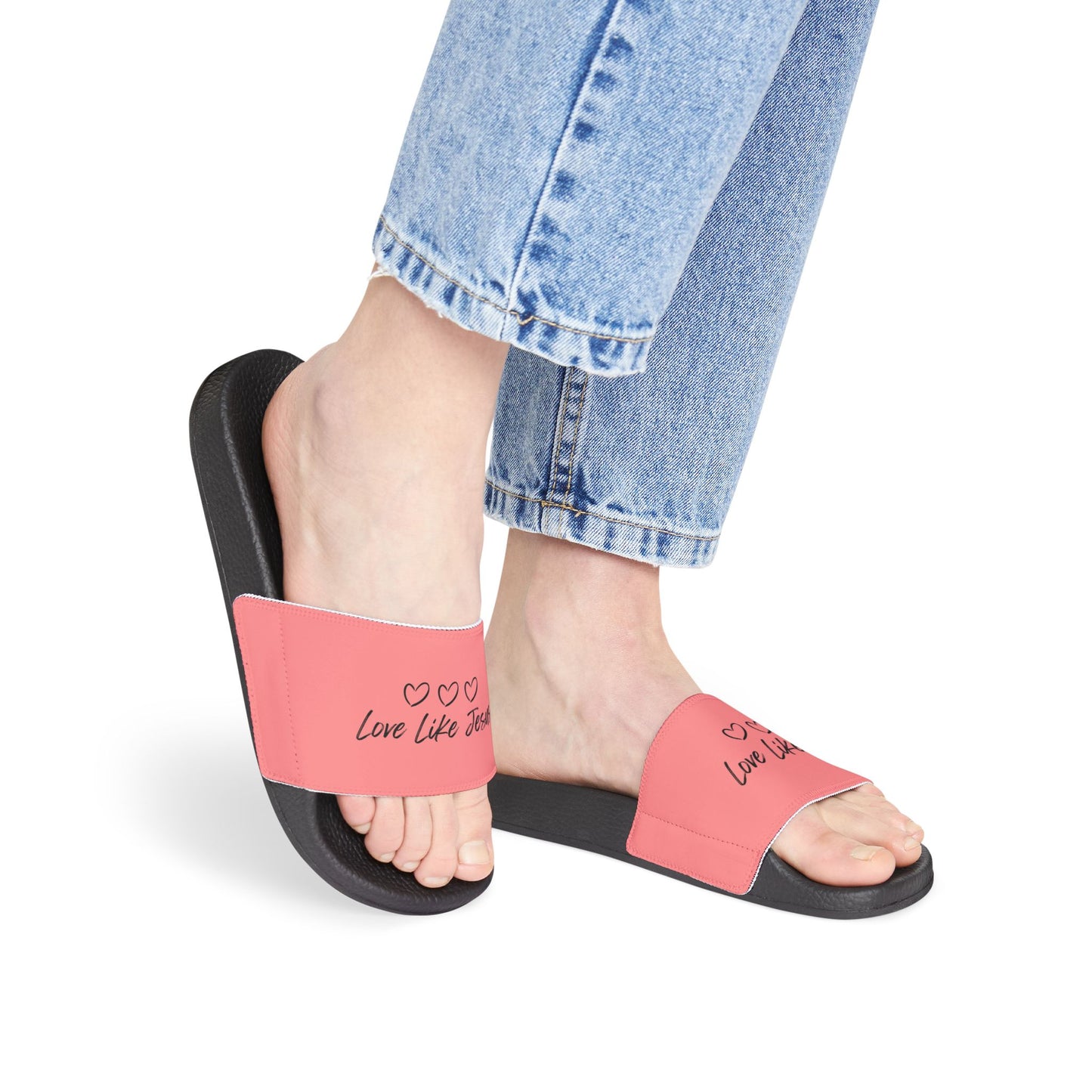 Love Like Jesus Christian Women's Removable Strap Sandals