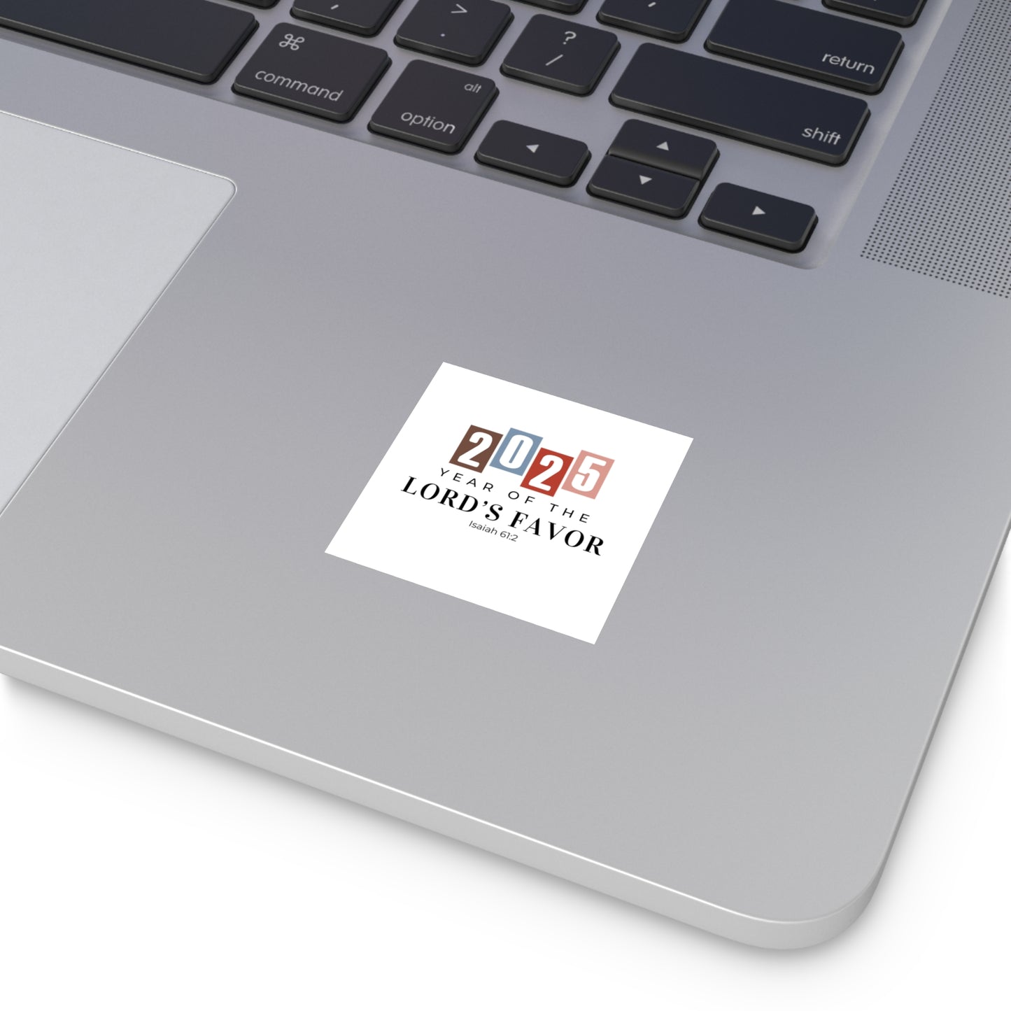 Christian Stickers, Year of the Lord 2025, Proverbs 16:3 Sticker, Devotional Journal Sticker, Christian Vinyl Sticker