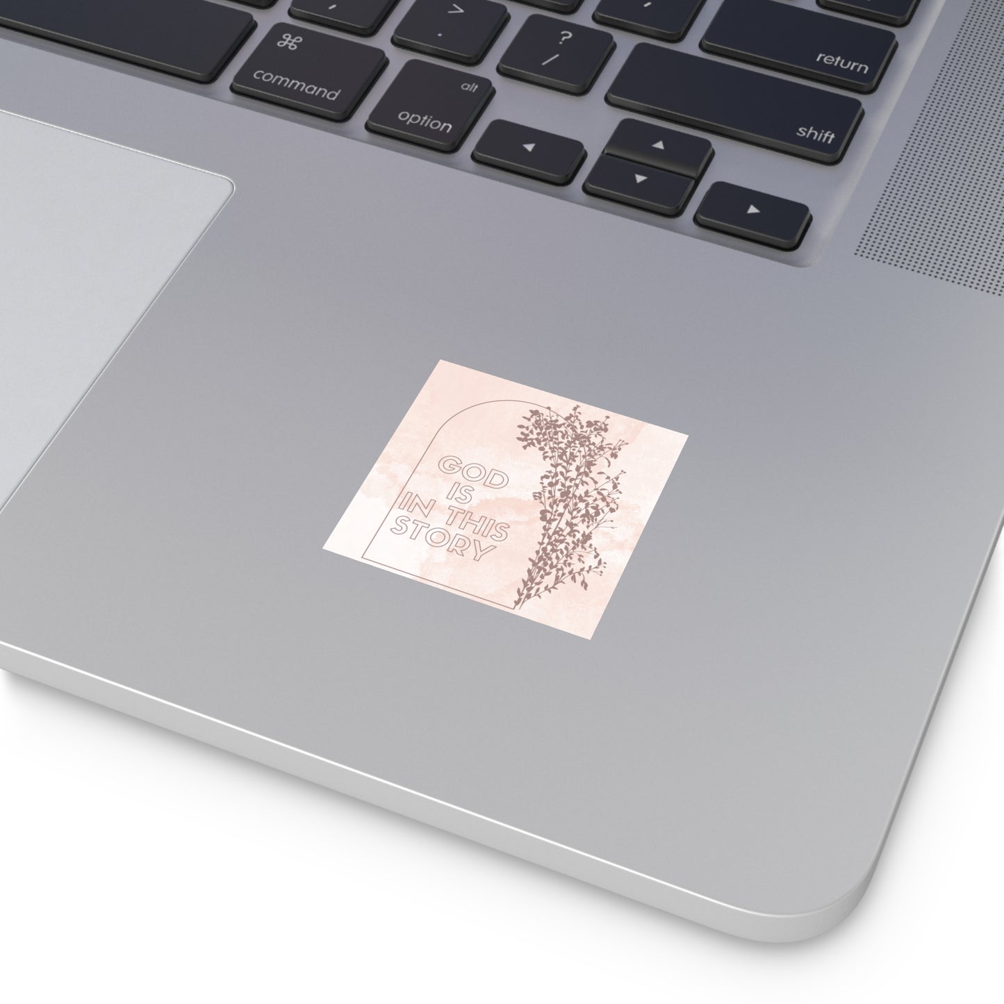 God is in the Story Sticker with Inspirational Message Christian Sticker