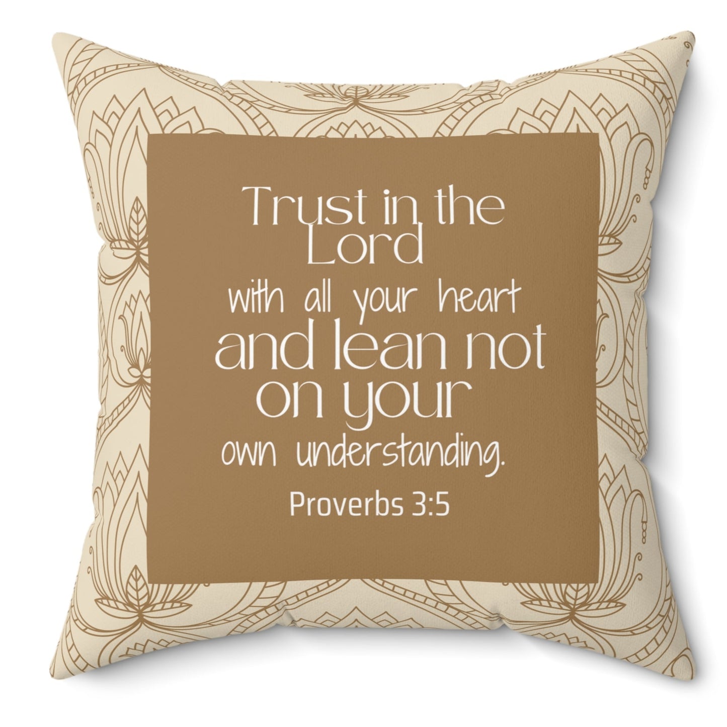 Trust In The Lord Christian Pillow