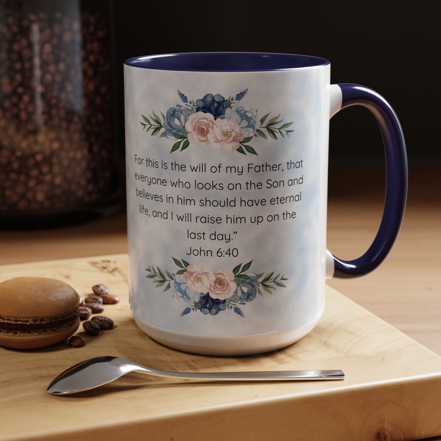 God's Greatest Love Christian coffee mug