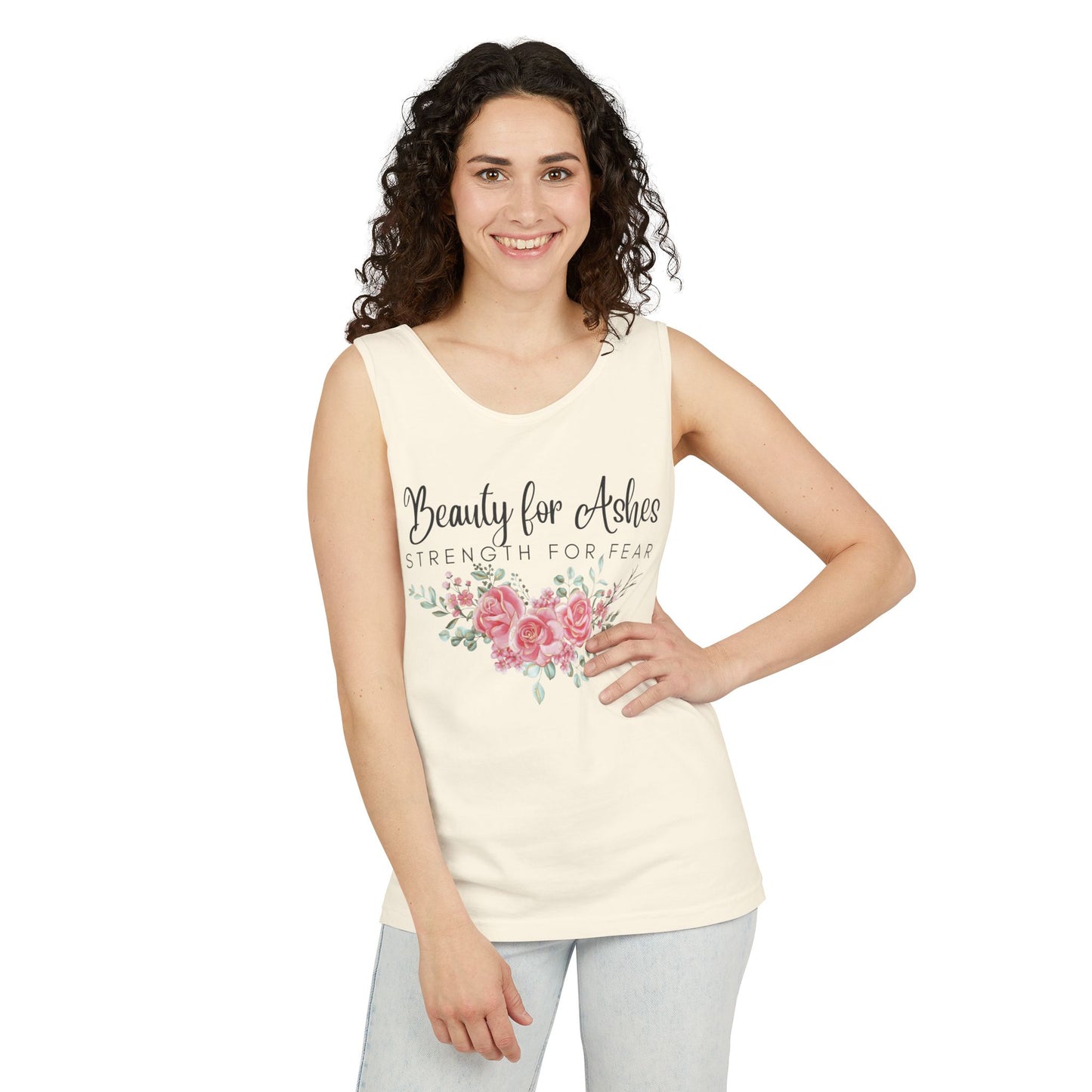 Beauty for Ashes Christian Tank Top
