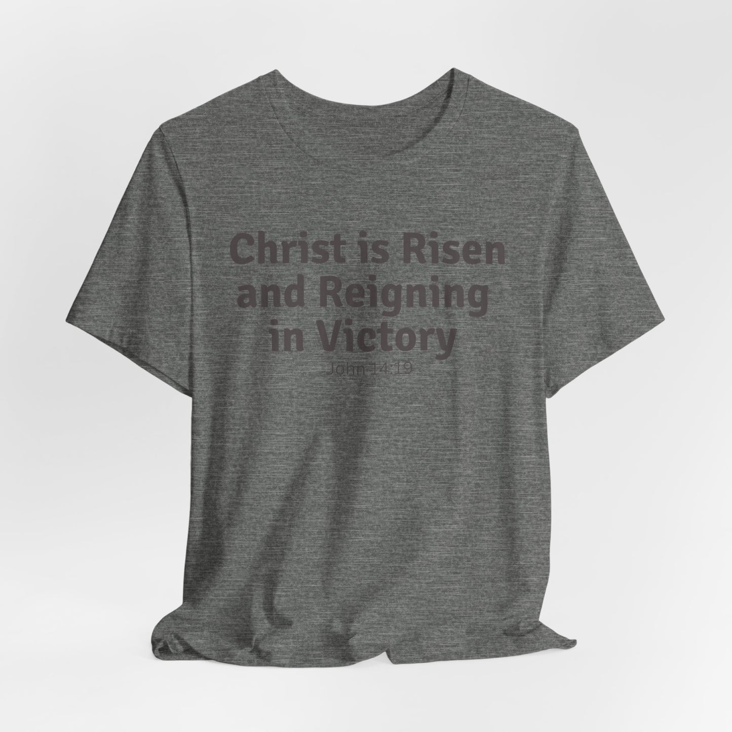 Christ is Risen Faith-Inspired Christian Easter Tshirt