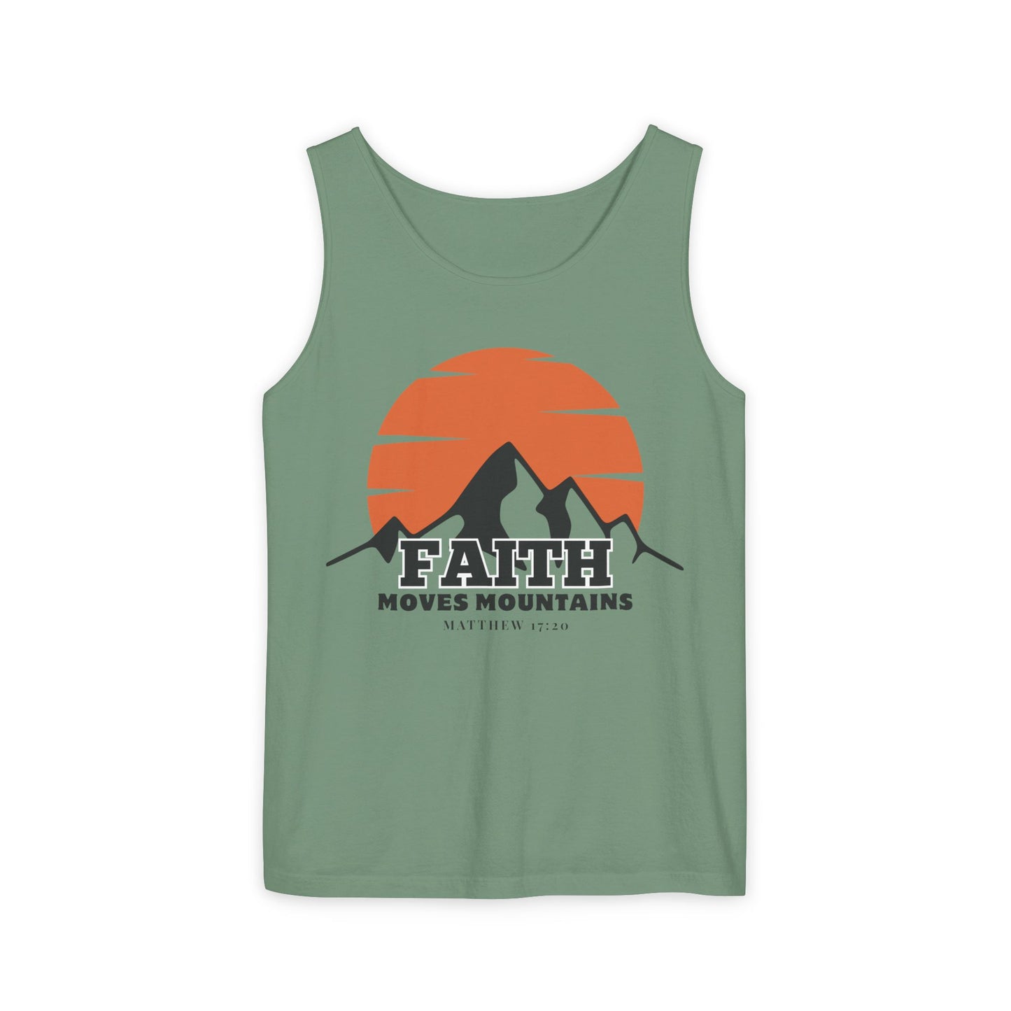 Faith Moves Mountains Christian Tank Top