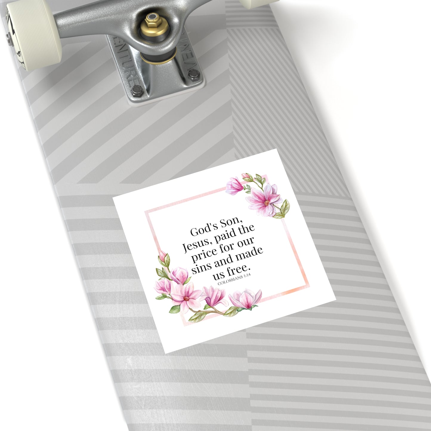 Christian Stickers, Jesus Paid The Price Sticker, Devotional Journal Sticker, Christian Vinyl Sticker