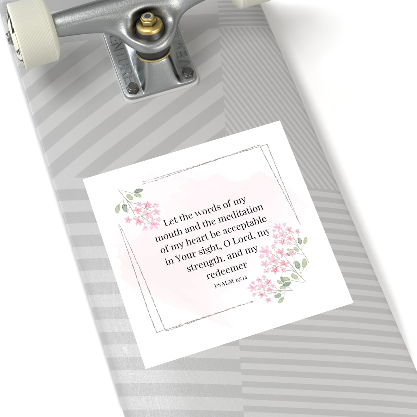 Christian Stickers, Psalms 19:14 Notebook Stickers