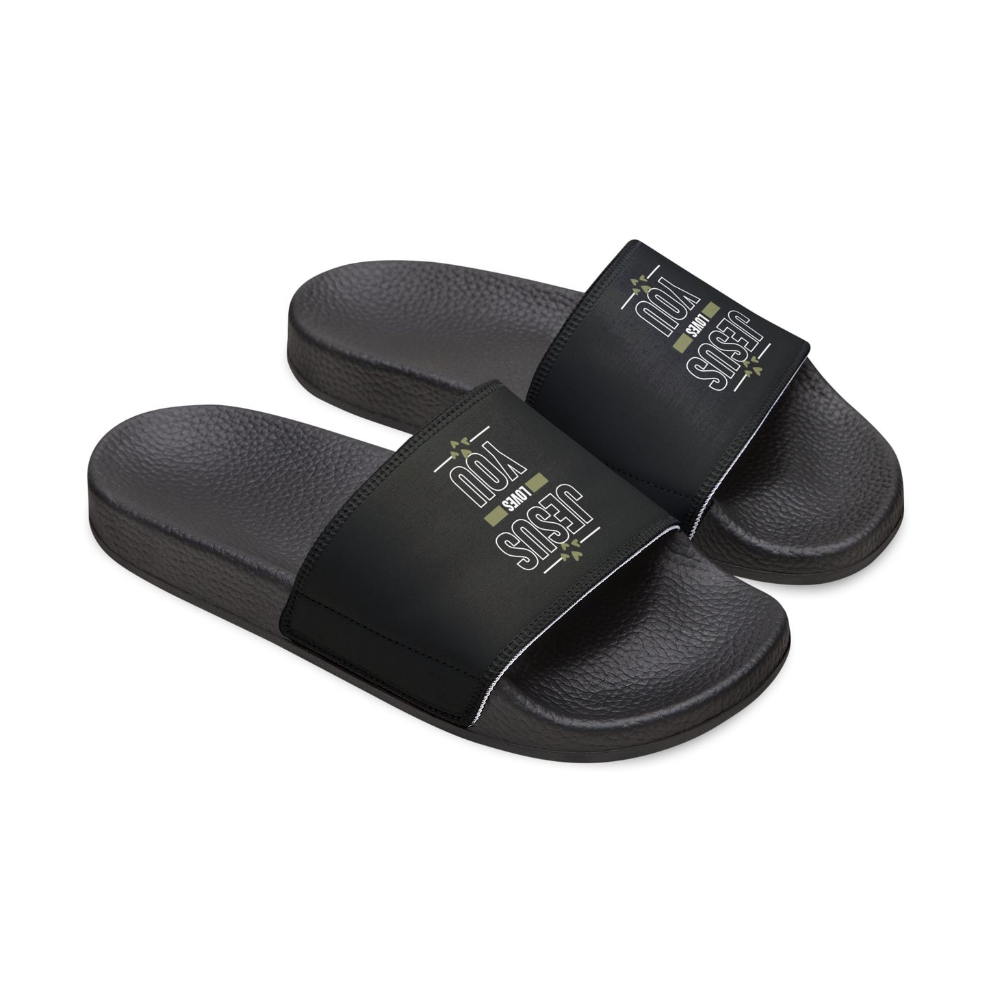 Jesus Loves You Christian Women's Removable Strap Sandals