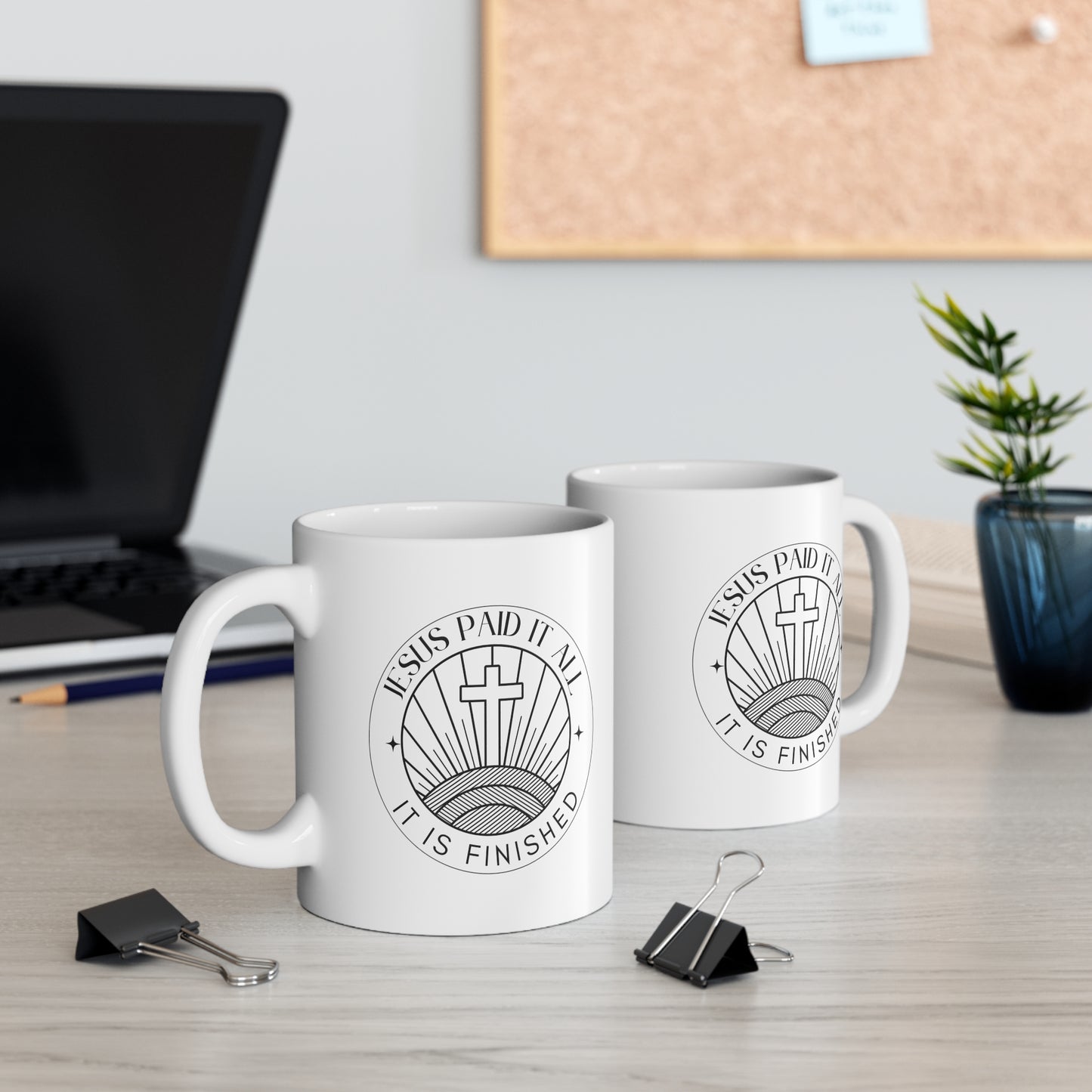 Jesus Paid It All Christian Coffee Mug