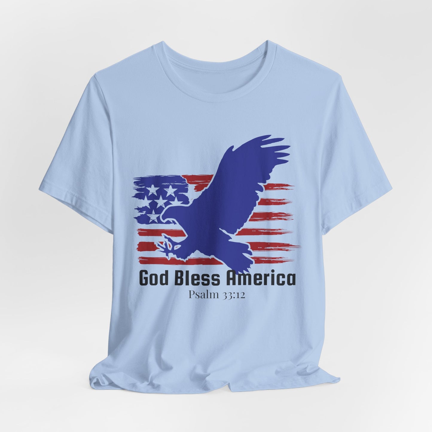 God Bless America USA Christian Tshirt