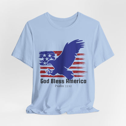 God Bless America USA Christian Tshirt