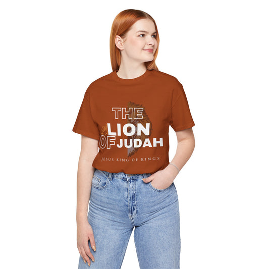 The Lion of Judah Inspirational Christian T-Shirt with Religious Graphics Ideal Religious Gift Ideas for men and Women