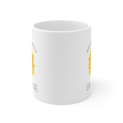Overflowing With Gratitude Christian Coffee Mug