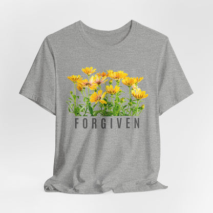 Forgiven Floral Christian Tshirt