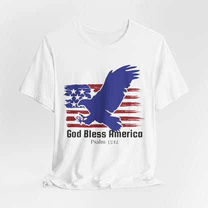 God Bless America USA Christian Tshirt