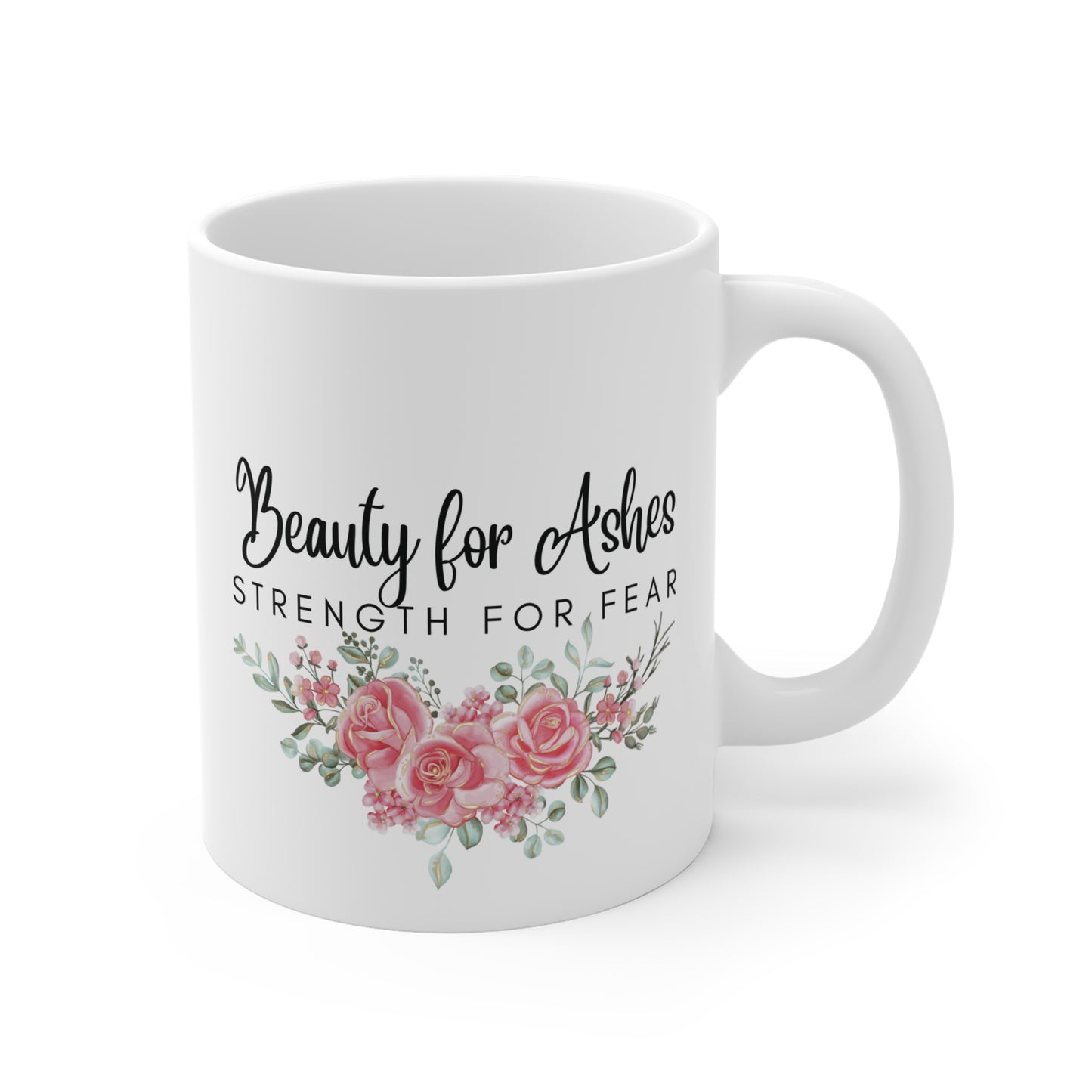 Beauty for Ashes Christian Coffee Mug