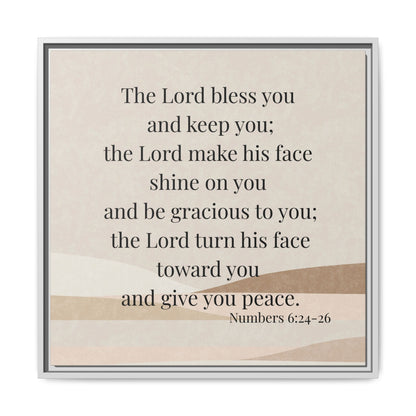 The Lord Bless You Framed Wall Art for Inspiration, Christian Home Decor, Motivational Print, Gift Idea, Faith Inspired Decor
