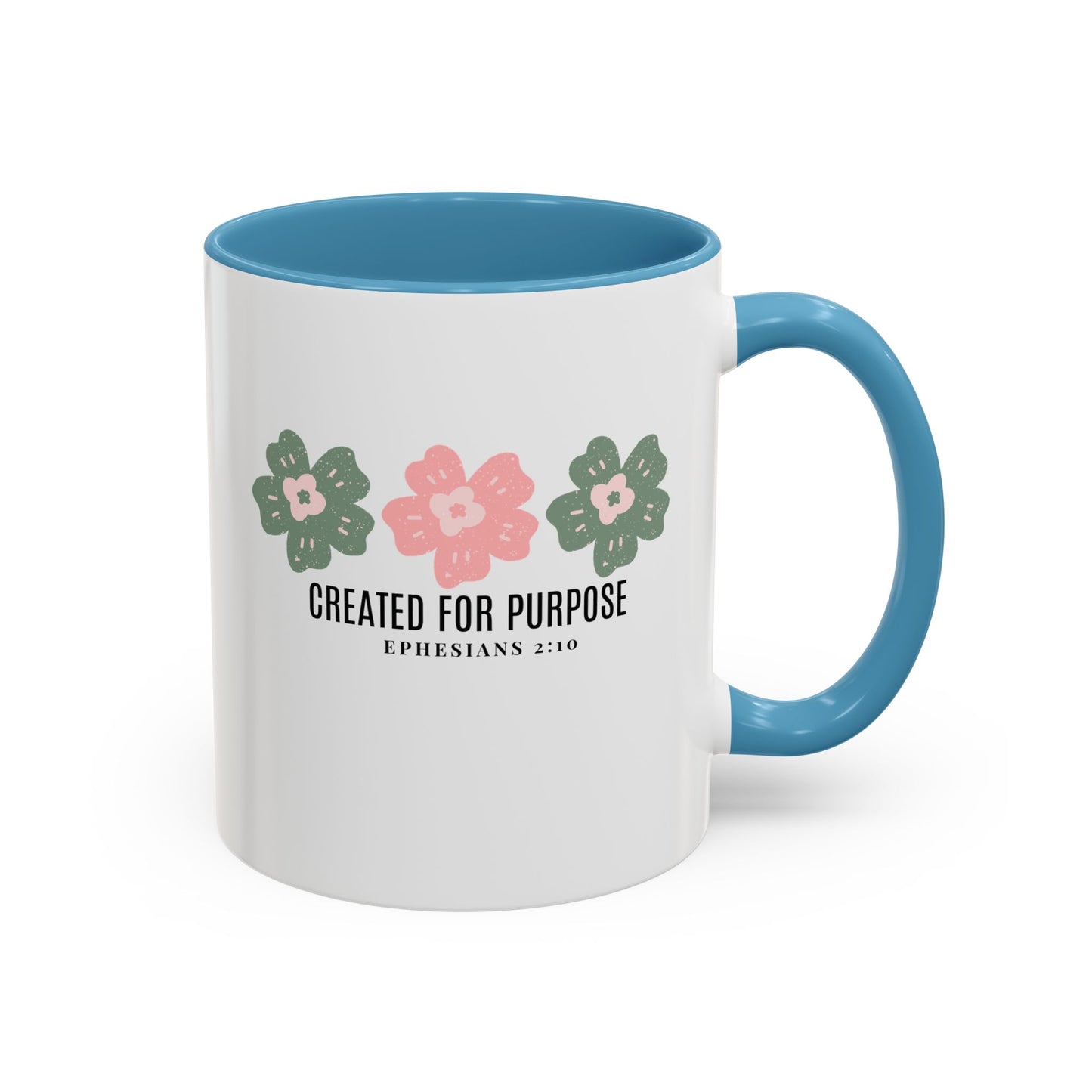 Created for Purpose Mug with Bible Verse Christian coffee mugs