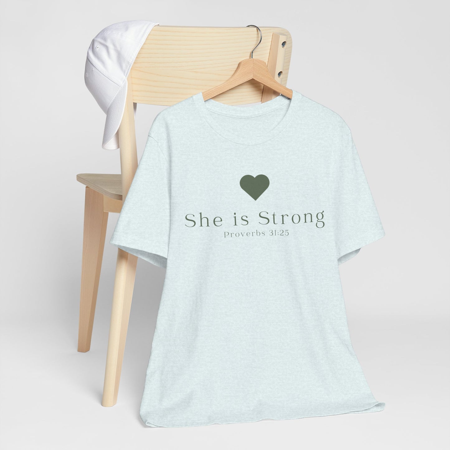 Christian Mom She is Strong Faith Inspired Christian T-Shirt Ideal Religious Gift Ideas for Women