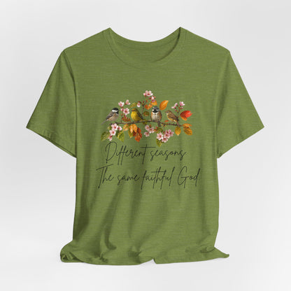Different Season Same Faithful God| Fall Christian Tshirt