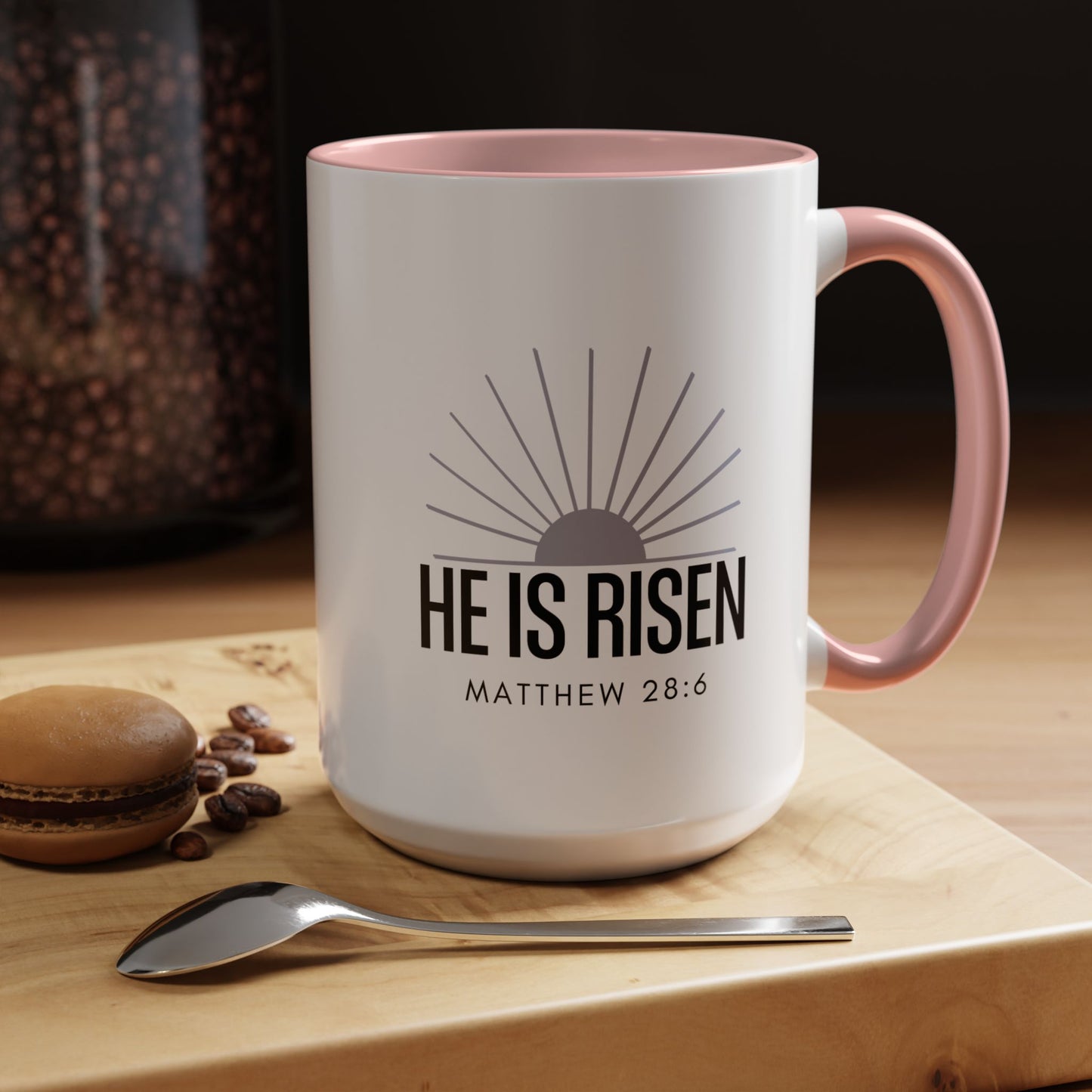 He Is Risen Christian Easter Coffee mug