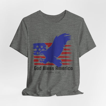 God Bless America USA Christian Tshirt