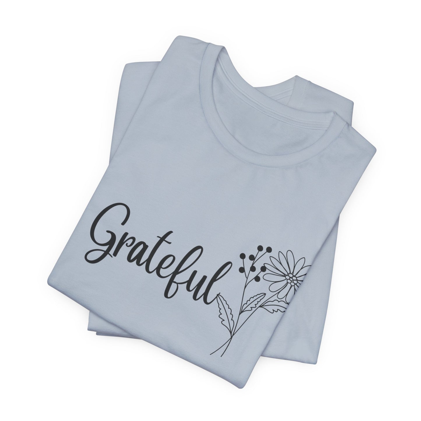 Grateful Inspirational Christian T-Shirt with Religious Graphics Ideal Religious Gift Ideas for Women