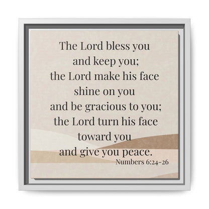 The Lord Bless You Framed Wall Art for Inspiration, Christian Home Decor, Motivational Print, Gift Idea, Faith Inspired Decor