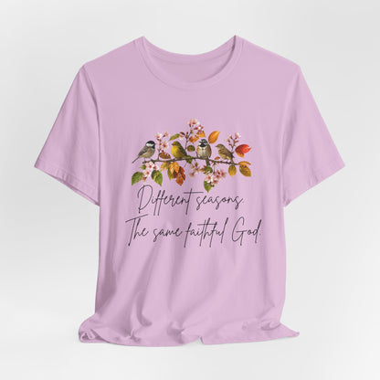 Different Season Same Faithful God| Fall Christian Tshirt