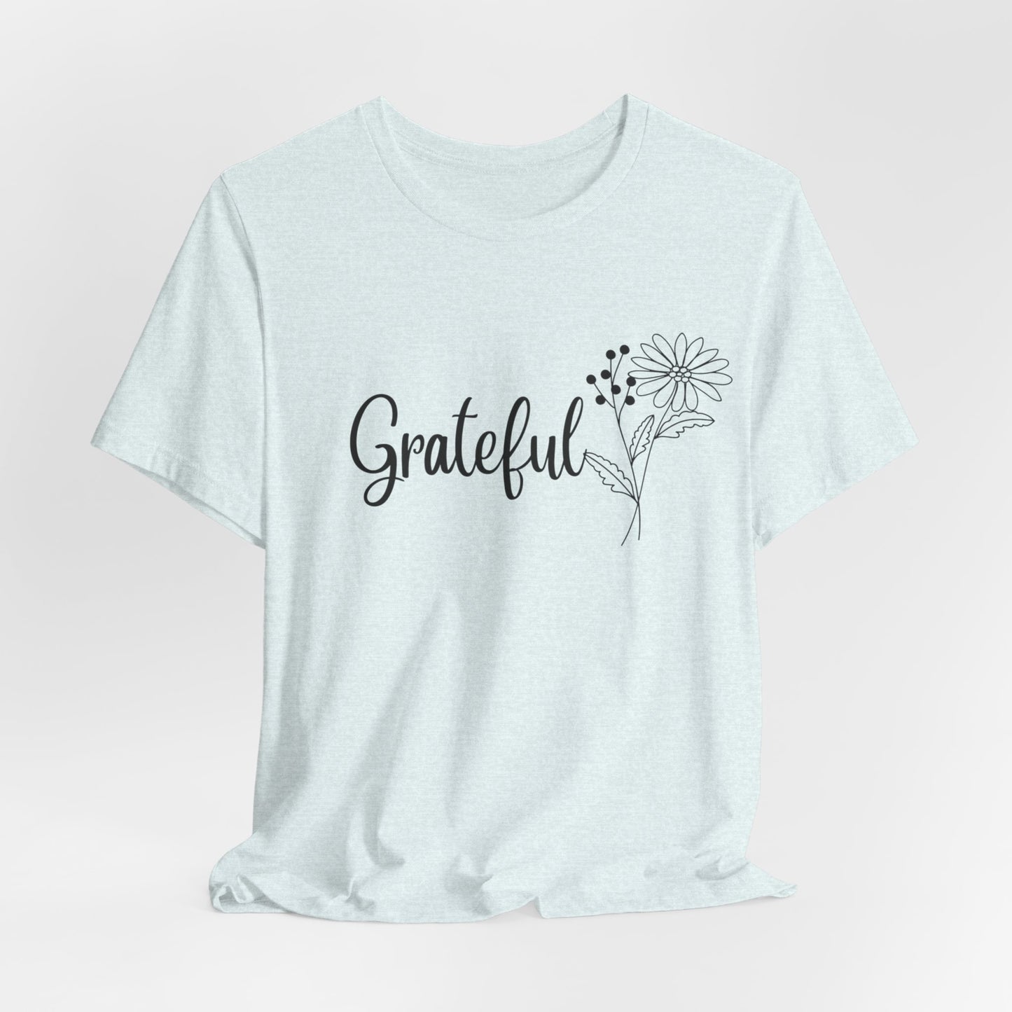 Grateful Inspirational Christian T-Shirt with Religious Graphics Ideal Religious Gift Ideas for Women