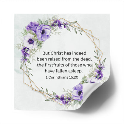Christian Sticker Jesus Reigns Bible Verse Christian Easter Sticker