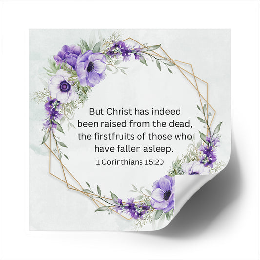 Christian Sticker Jesus Reigns Bible Verse Christian Easter Sticker