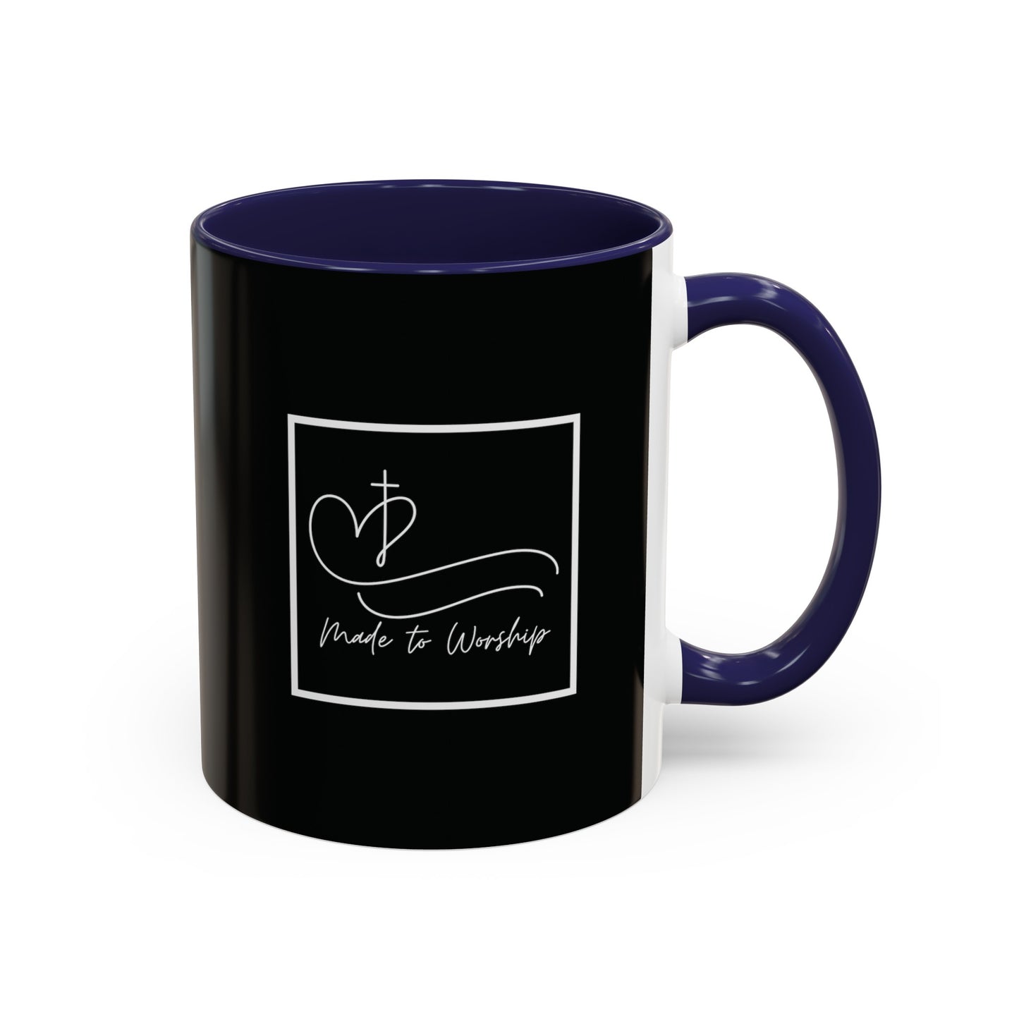 Made to Worship Mug with Bible Verse Christian coffee mugs for Mom Christian Coffee Mug with Inspirational Message Accent Coffee Mug in 11oz Coffee Mug in 15 oz for coffee lovers