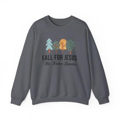 Fall For Jesus Christian Sweatshirt