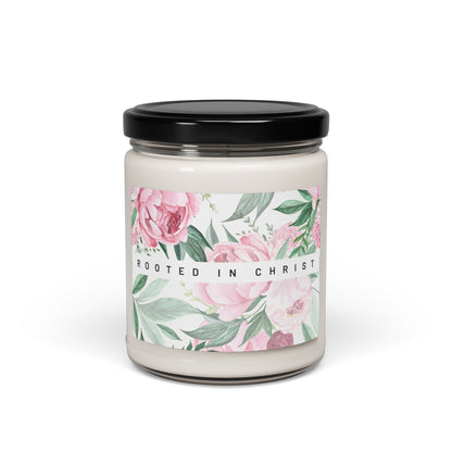 Rooted In Christ Christian Candle