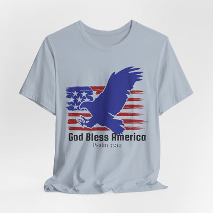God Bless America USA Christian Tshirt