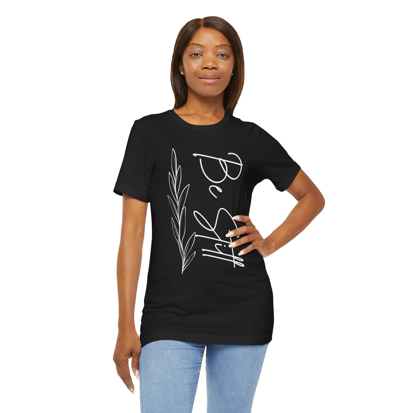 Be Still Scripture Wear Christian T-Shirt with Bible Verse Ideal Christian Gift Ideas for Women