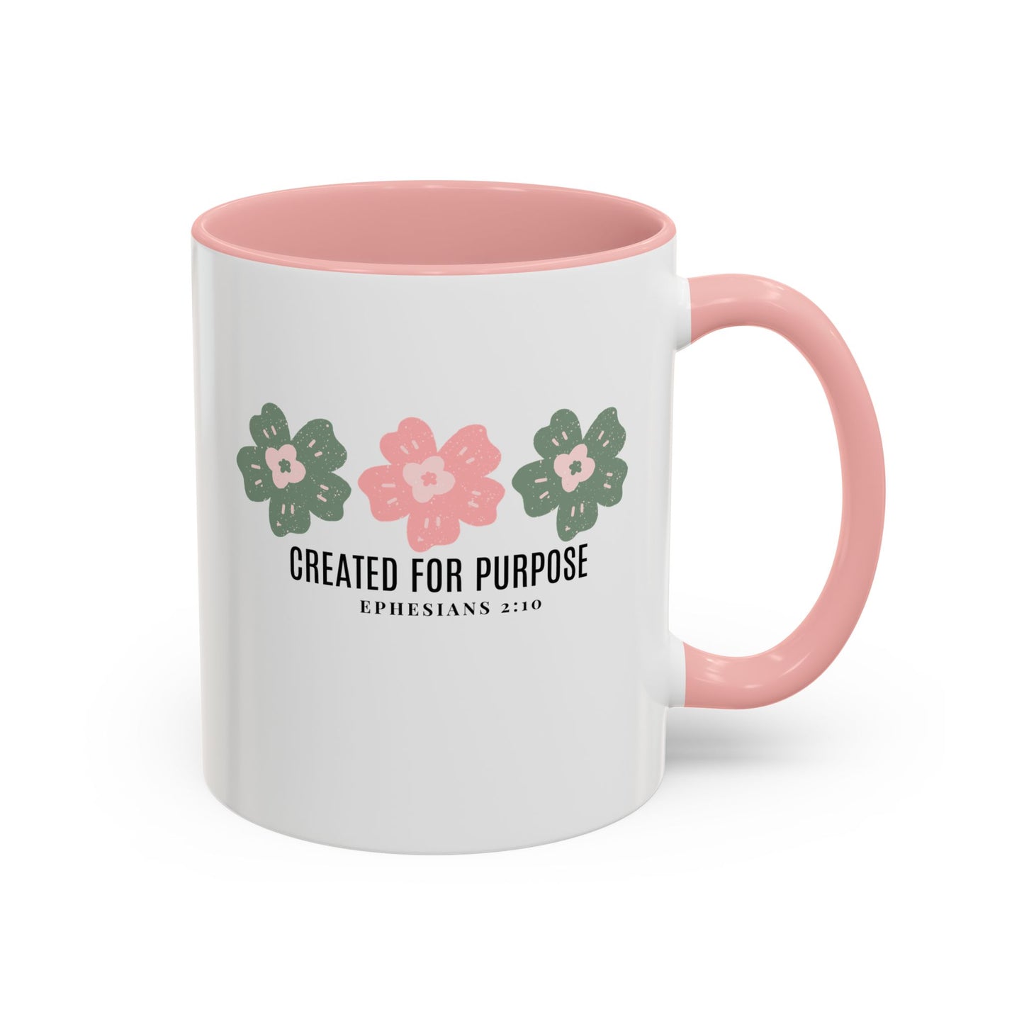 Created for Purpose Mug with Bible Verse Christian coffee mugs