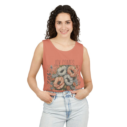 Joy Comes in The Morning Christian Tank Top
