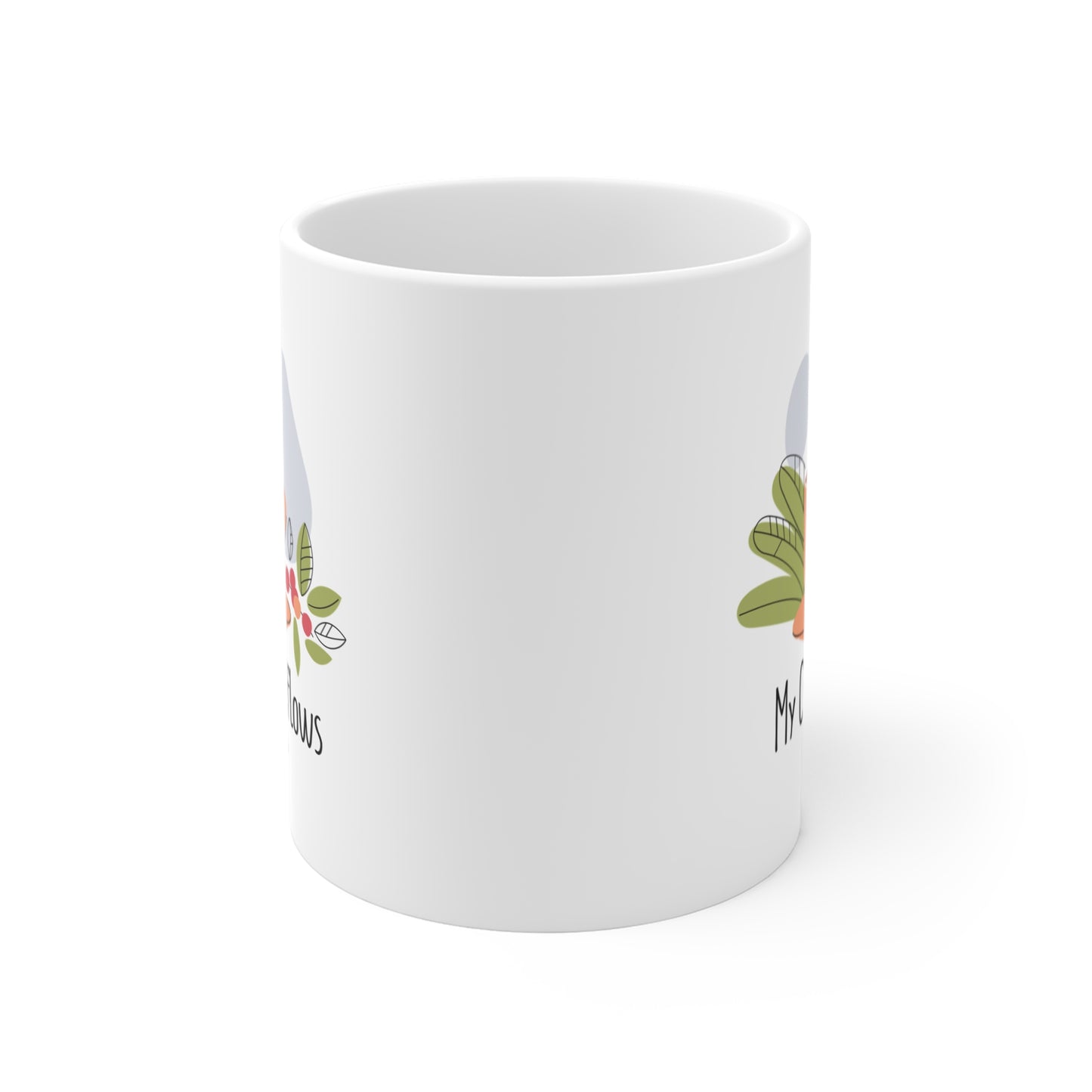 My Cup Overflows Christian Coffee Mug