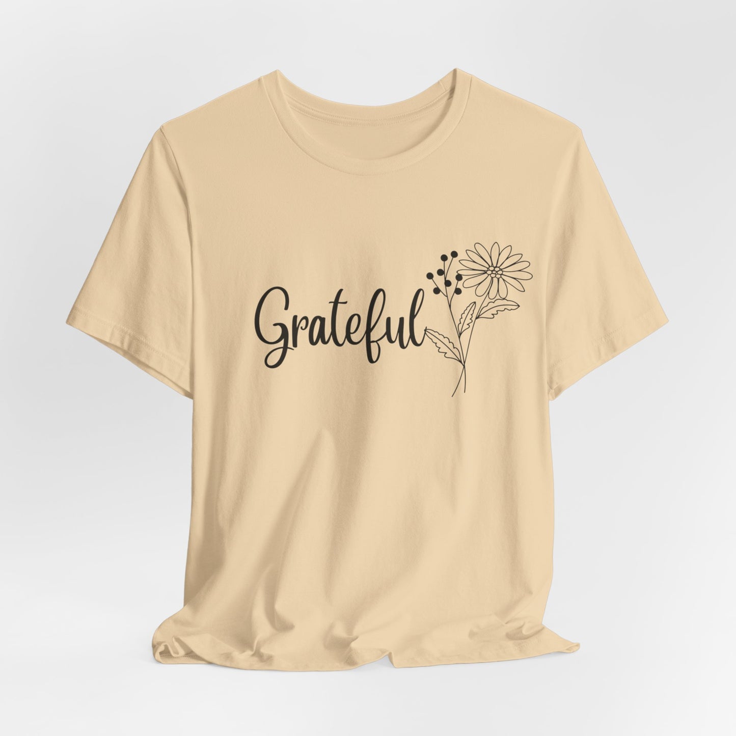 Grateful Inspirational Christian T-Shirt with Religious Graphics Ideal Religious Gift Ideas for Women