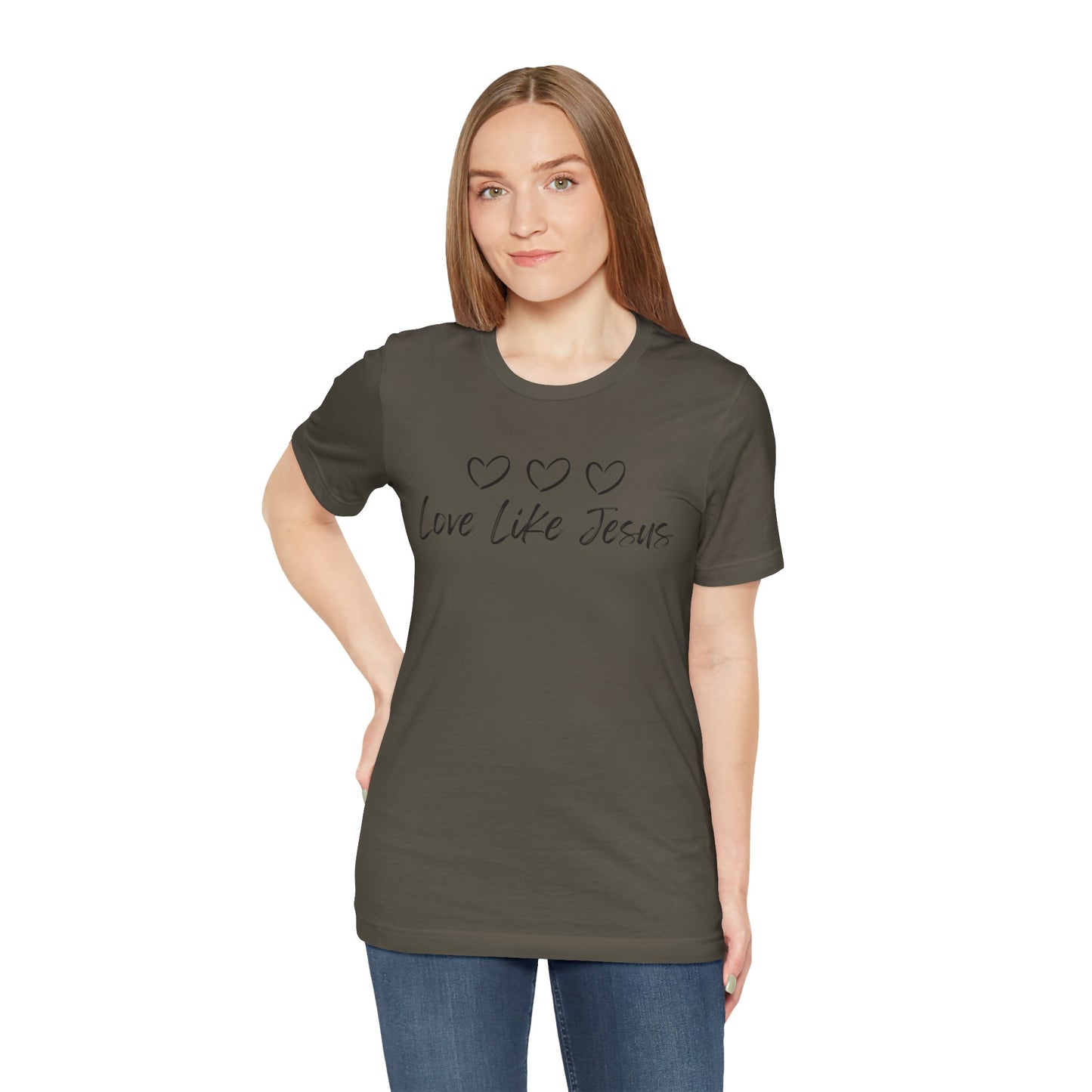 Love Like Jesus Jesus-inspired Shirt for Christian Lifestyle Ideal Christian Gift Ideas for Women