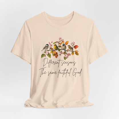 Different Season Same Faithful God| Fall Christian Tshirt