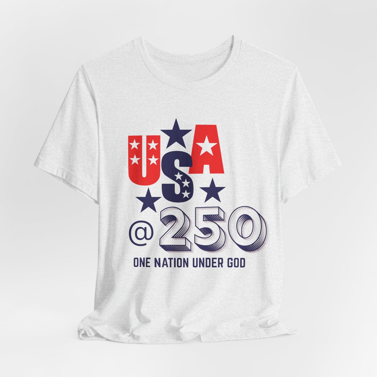 One Nation Under God USA at 250 Christian Tshirt