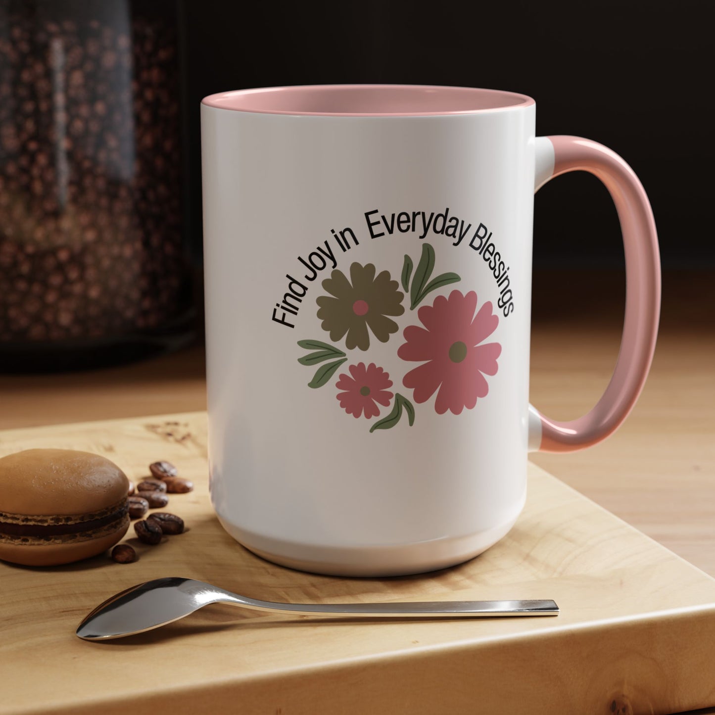 Find Joy in Everyday Blessing Christian coffee mug